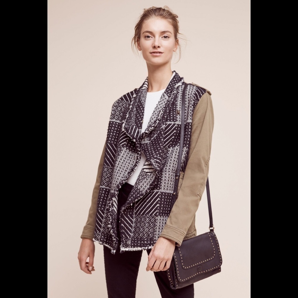 Anthropologie hei hei fringe firework jacket